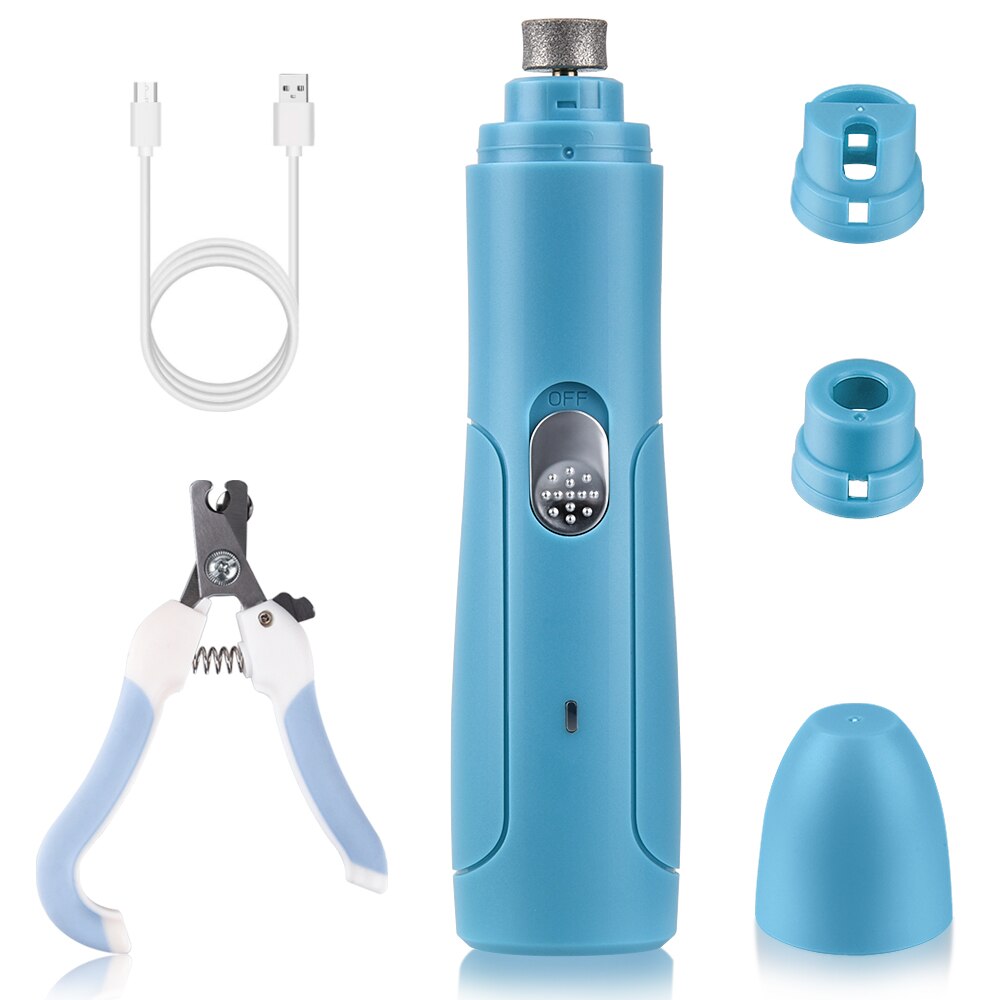Pet Nail Grinder USB Rechargeable Painless Dog Nail Trimmer