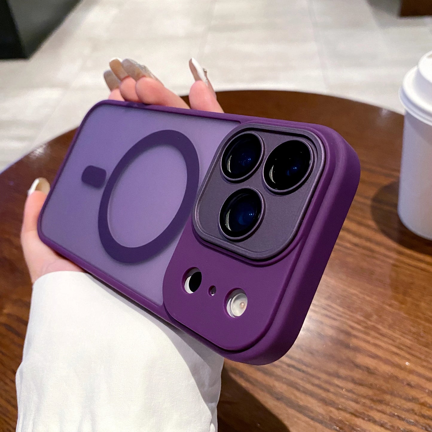 Luxury Matte Magnetic Wireless Charge Case For iPhone 17 Pro Max 17 Air 17 Pro 17 Lens Glass Film Clear Hard Bumper Back Cover