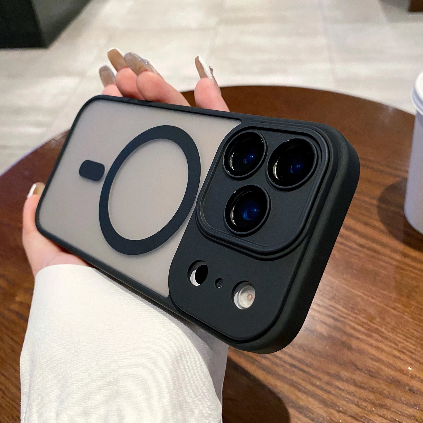 Luxury Matte Magnetic Wireless Charge Case For iPhone 17 Pro Max 17 Air 17 Pro 17 Lens Glass Film Clear Hard Bumper Back Cover