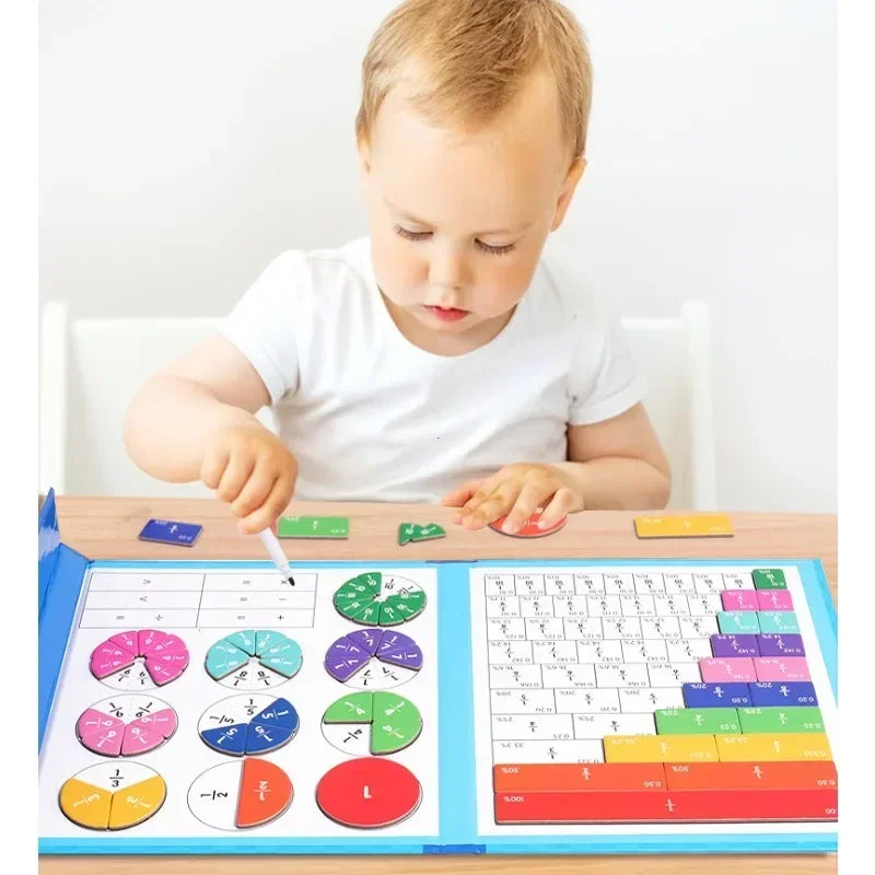 Montessori Math Toy – Magnetic Fraction Puzzle