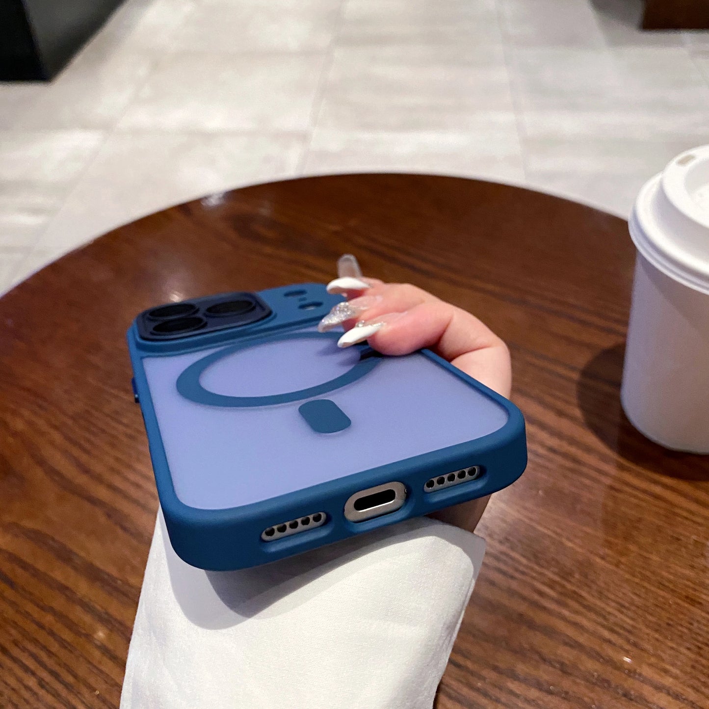 Luxury Matte Magnetic Wireless Charge Case For iPhone 17 Pro Max 17 Air 17 Pro 17 Lens Glass Film Clear Hard Bumper Back Cover