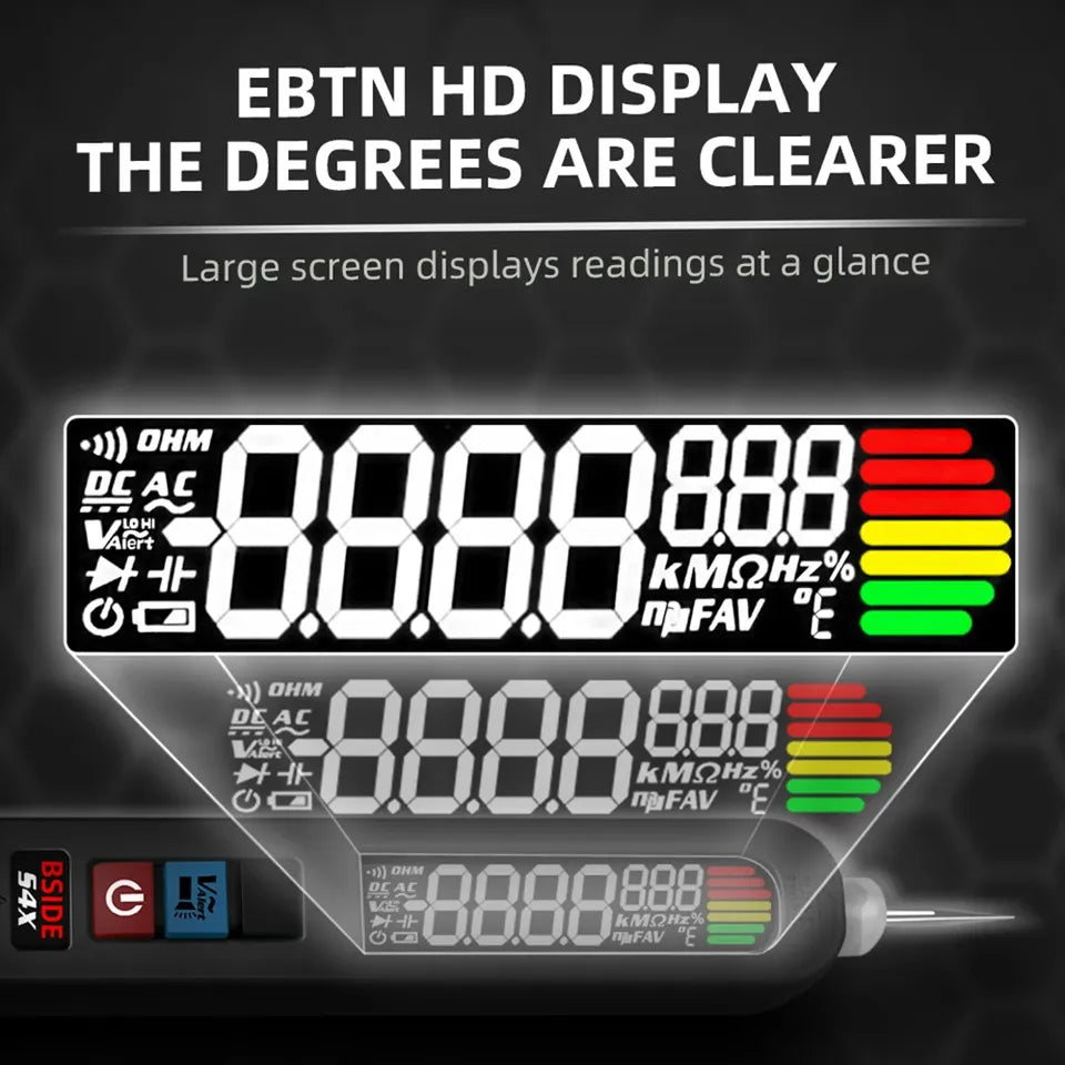 BSIDE S4/S4X Smart Test Pen – Non-Contact Voltage Detector