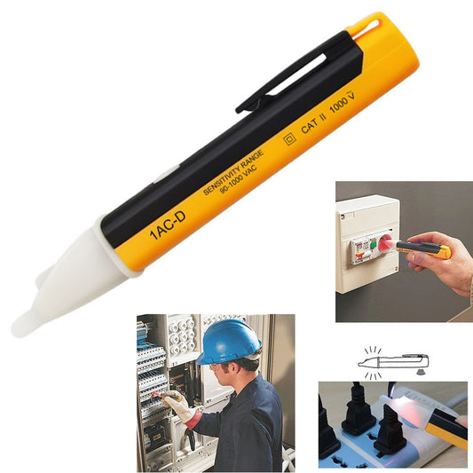 Electricity Detector Test Pencil LED Light AC Electric Voltage Tester Volt Alert
