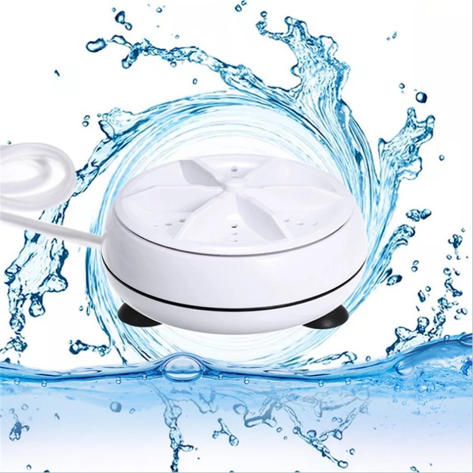 Mini Ultrasonic Washing Machine – Portable USB Washer