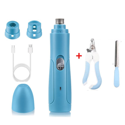 Pet Nail Grinder USB Rechargeable Painless Dog Nail Trimmer