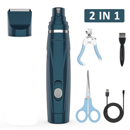 Pet Nail Grinder USB Rechargeable Painless Dog Nail Trimmer