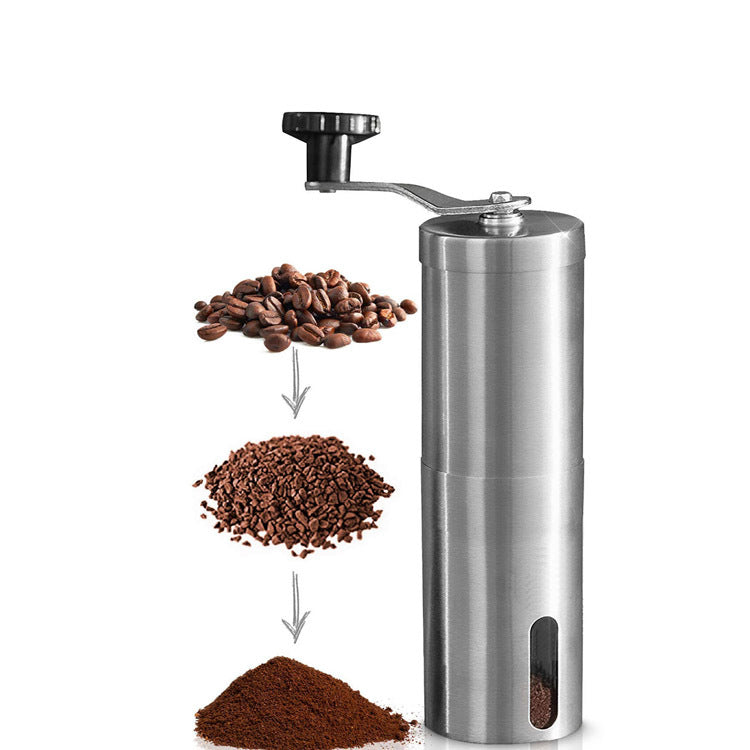 Portable Stainless Steel Hand Grinder Coffee Bean Grinder