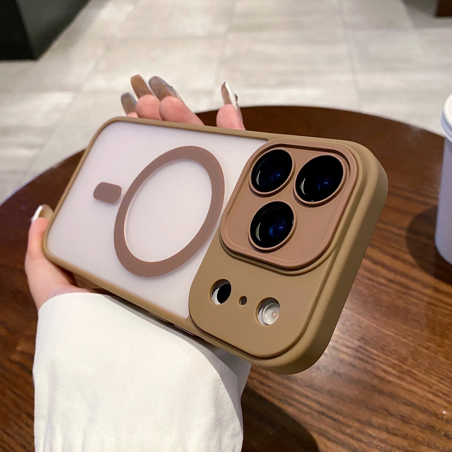 Luxury Matte Magnetic Wireless Charge Case For iPhone 17 Pro Max 17 Air 17 Pro 17 Lens Glass Film Clear Hard Bumper Back Cover