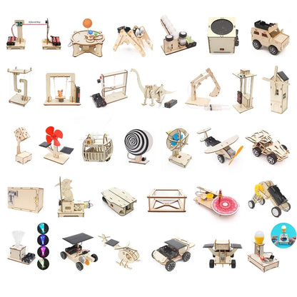Educational Wooden Puzzle Toys – STEM Experiment Kits