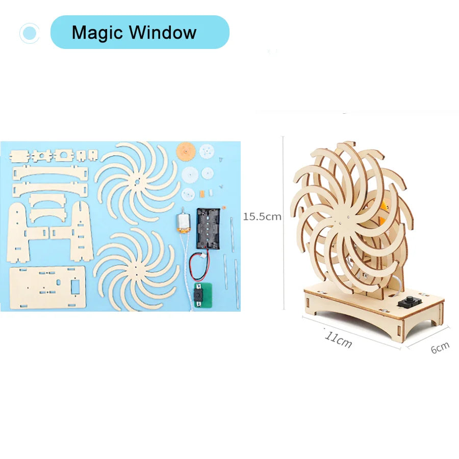 Educational Wooden Puzzle Toys – STEM Experiment Kits