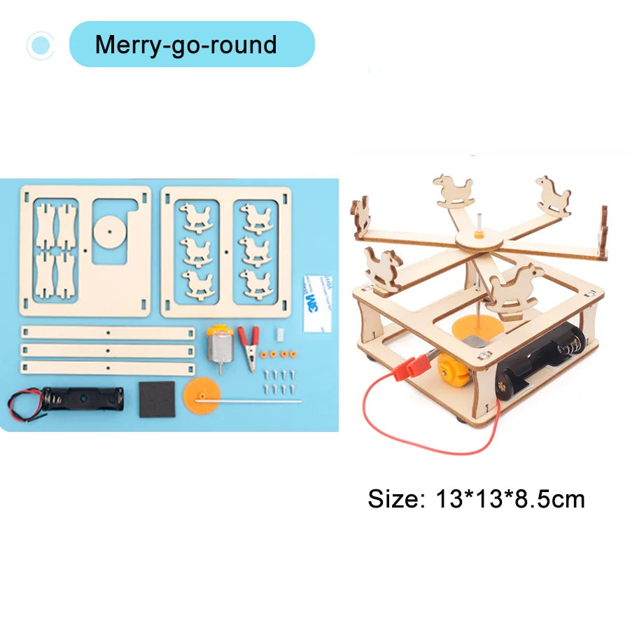 Educational Wooden Puzzle Toys – STEM Experiment Kits