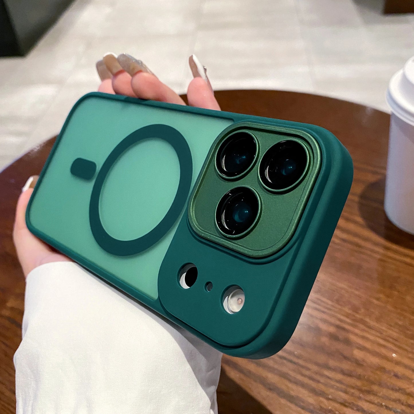 Luxury Matte Magnetic Wireless Charge Case For iPhone 17 Pro Max 17 Air 17 Pro 17 Lens Glass Film Clear Hard Bumper Back Cover