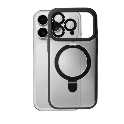 iPhone 17 Pro/Max/Air Case – Matte Magnetic with Finger Ring