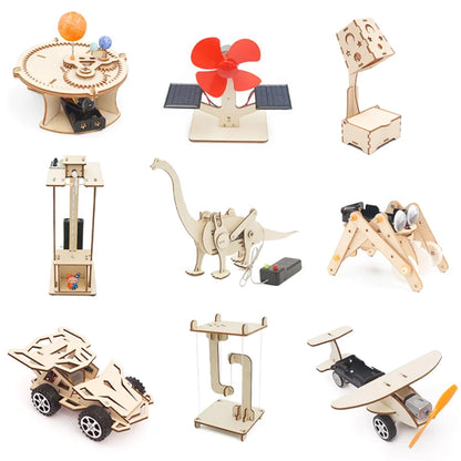 Educational Wooden Puzzle Toys – STEM Experiment Kits