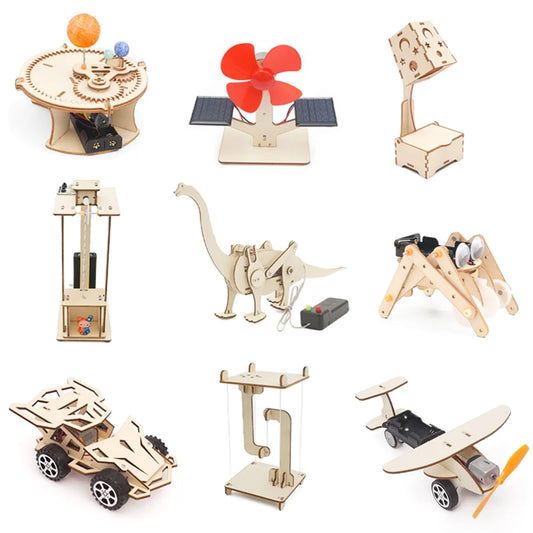 Educational Wooden Puzzle Toys – STEM Experiment Kits
