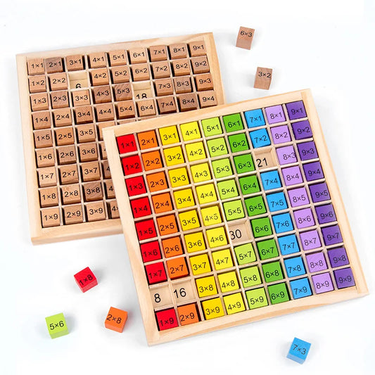Montessori Wooden Multiplication Table – Math Toy