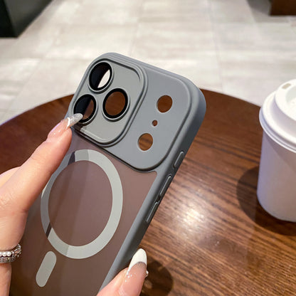 Luxury Matte Magnetic Wireless Charge Case For iPhone 17 Pro Max 17 Air 17 Pro 17 Lens Glass Film Clear Hard Bumper Back Cover