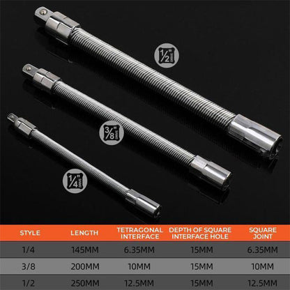 Electric Wrench Extension Rod – Flexible Shaft Sleeve