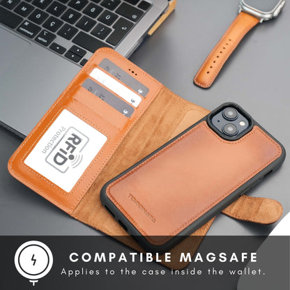 Casper iPhone 17 Air Leather Wallet Case – MagSafe Compatible