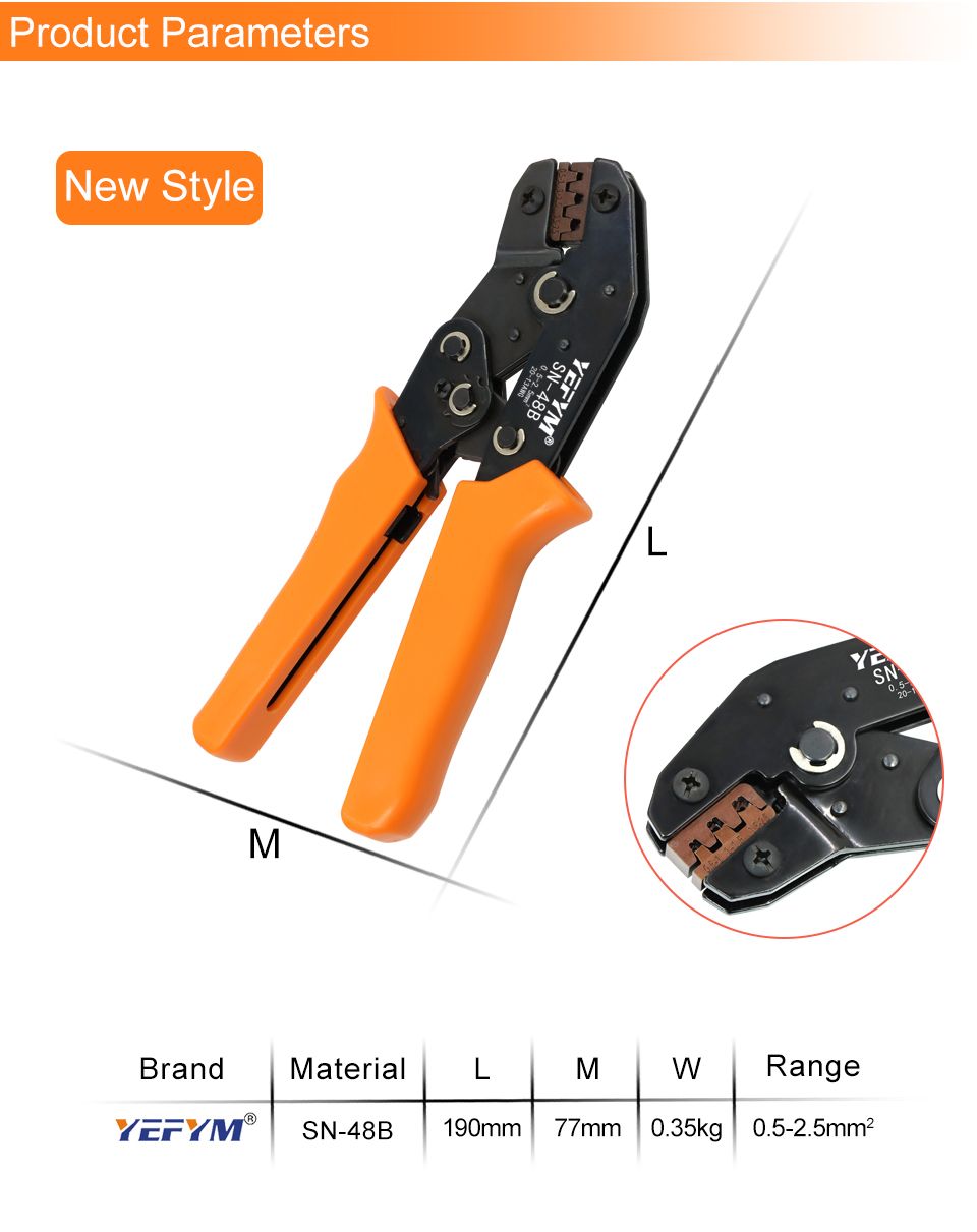 Wire Crimp Tool with 800PCS Terminals – Easy Connection
