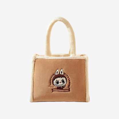 Labubu - Canavarlar Peluş Tote Omuz Çantası
