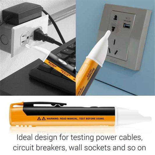 Electricity Detector Test Pencil LED Light AC Electric Voltage Tester Volt Alert