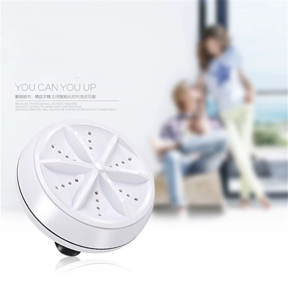 Mini Ultrasonic Washing Machine – Portable USB Washer
